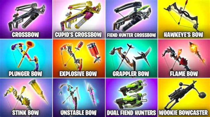 Where are crossbows in fortnite