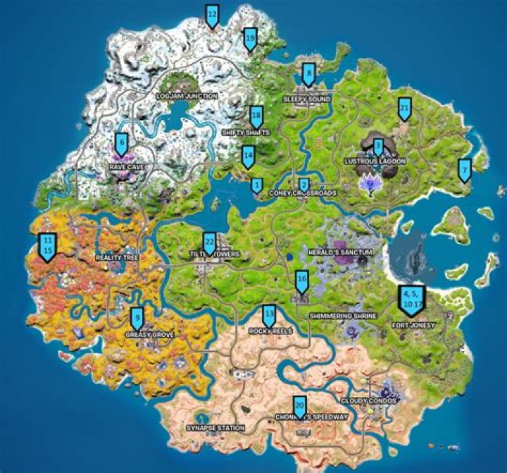 Where are fortnite letters