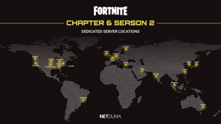 Where are fortnite servers located