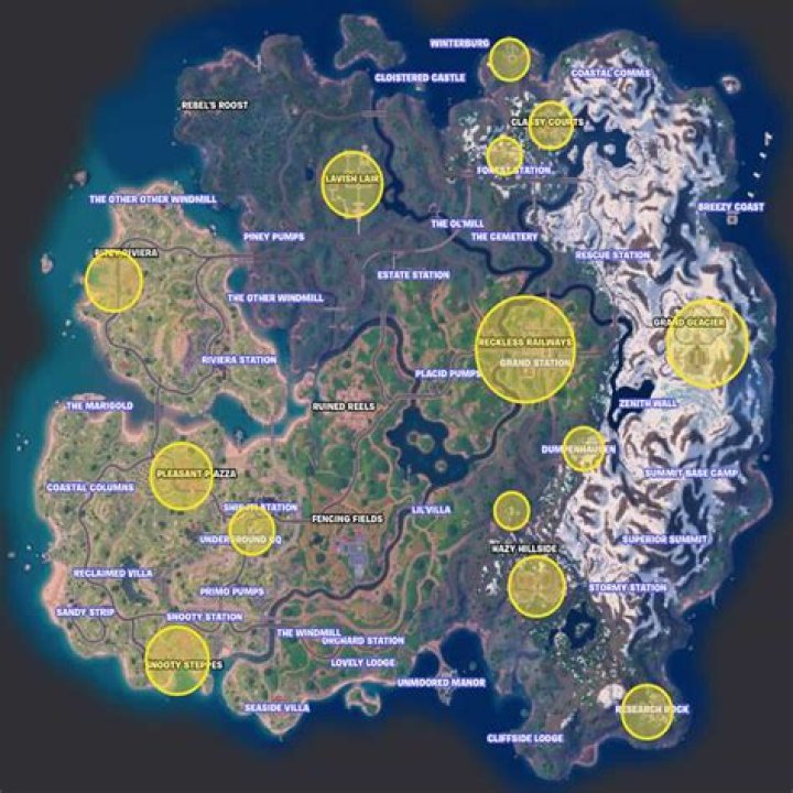 Where are hiding places fortnite