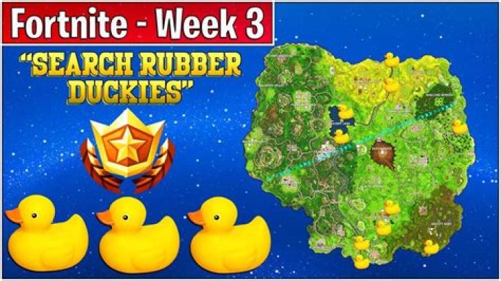 Where are the rubber duckies in fortnite