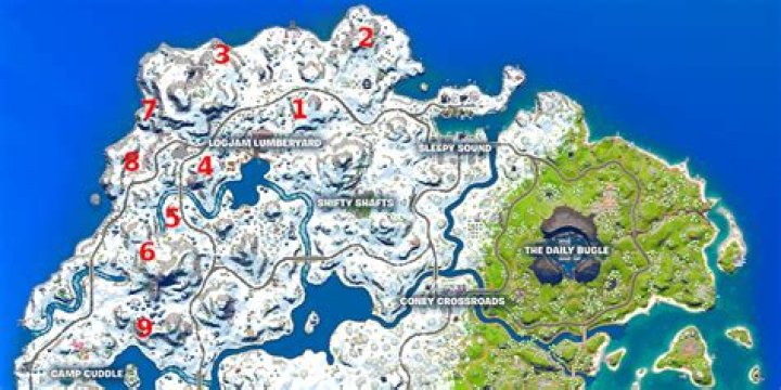 Where are the seismometers located in fortnite