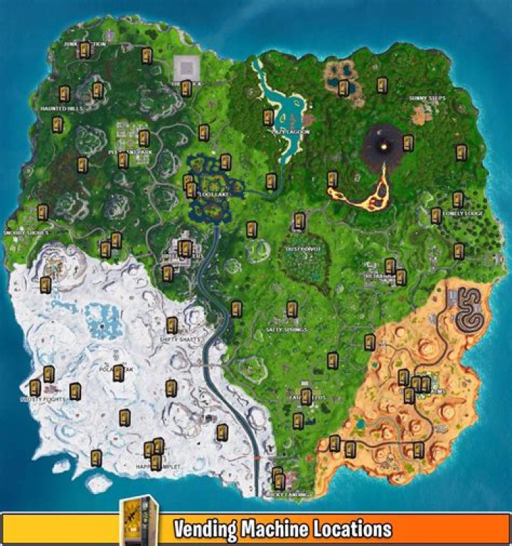Where are vending machines in fortnite
