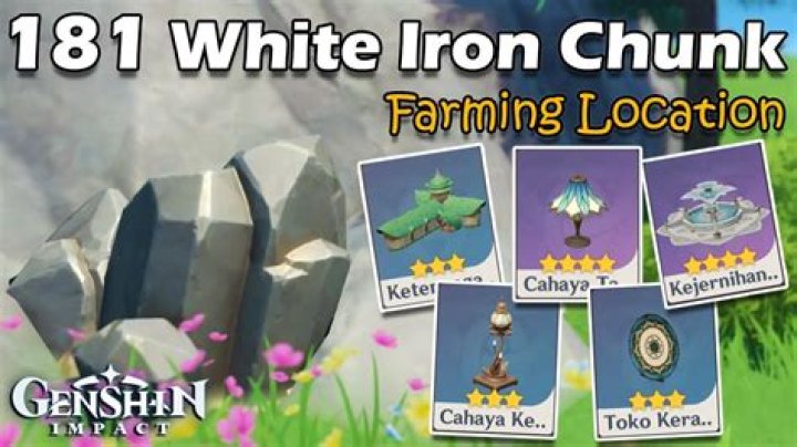 Where can i find white iron chunk in genshin impact