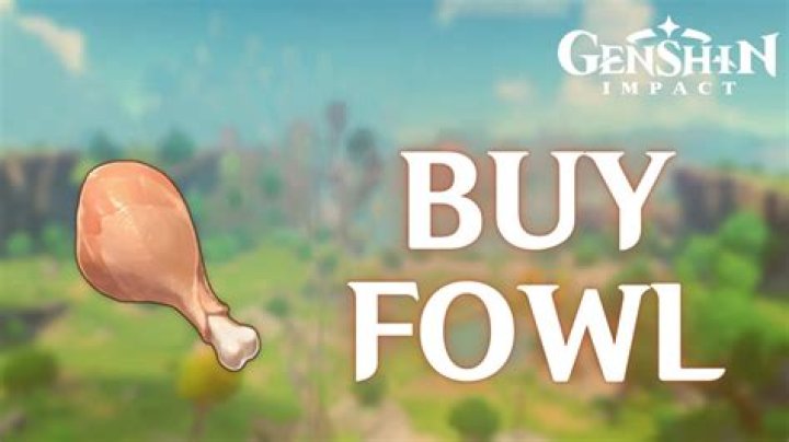 Where can you buy fowl in genshin impact