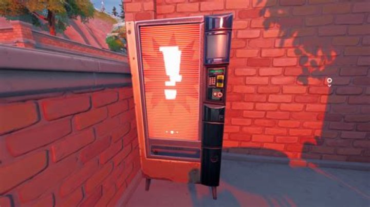 Where can you find a malfunctioning vending machine in fortnite