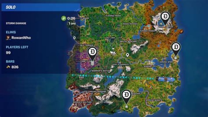 Where does blaze spawn in fortnite