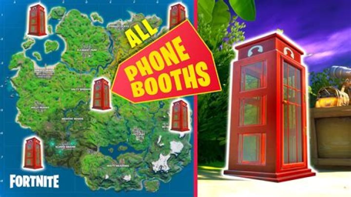 Where is a phone booth in fortnite