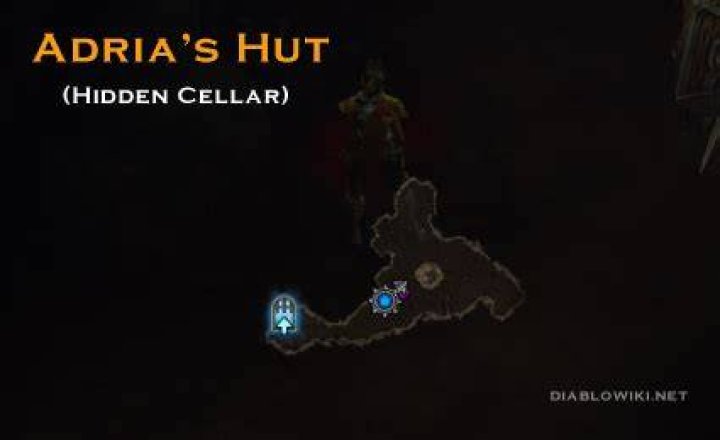 Where is adria’s hut in diablo 3
