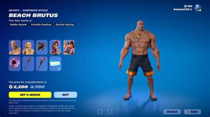 Where is beach brutus fortnite