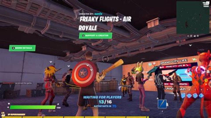 Where is freaky flights in fortnite
