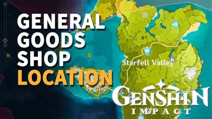 Where is general goods shop genshin impact