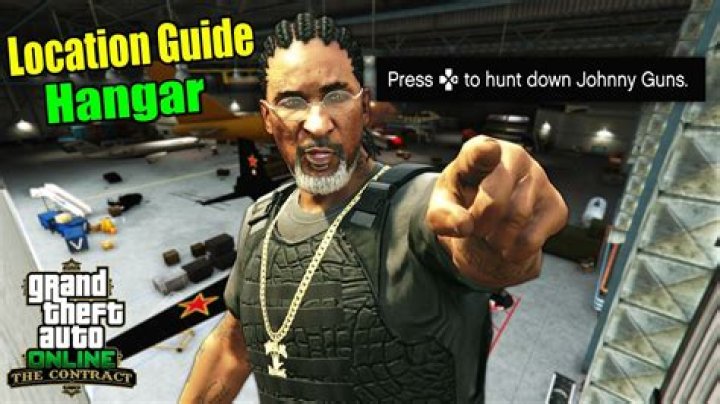 Where is johnny guns in the hangar gta