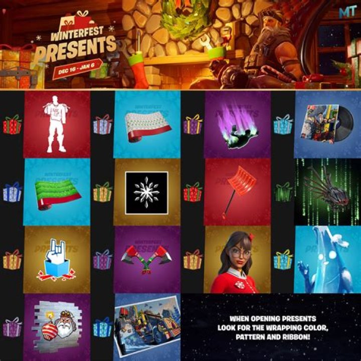 Where is last present in fortnite