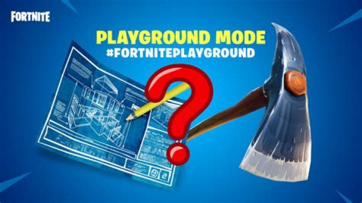 Where is playground mode in fortnite