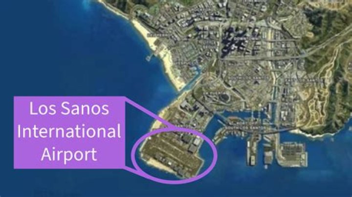 Where is the airport in gta 5 online map