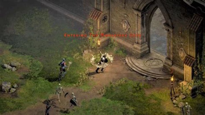 Where is the monastery barracks in diablo two