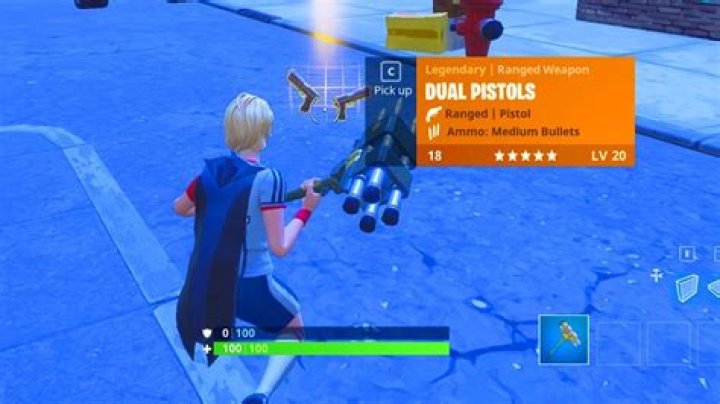 Where is the new dual pistols in fortnite