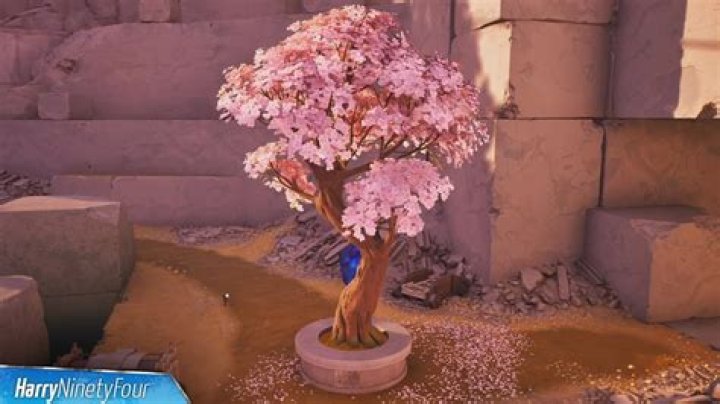 Where is the pink tree in fortnite