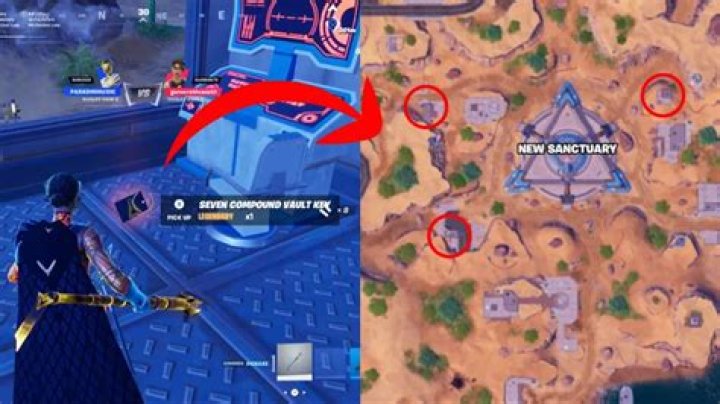 Where is the sanctuary vault in fortnite