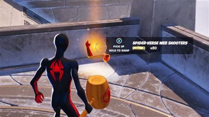 Where is the spiderman mythic in fortnite