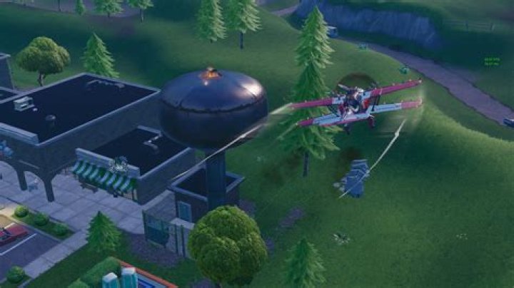 Where is the water tower in fortnite