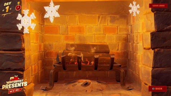 Where is yule log in fortnite