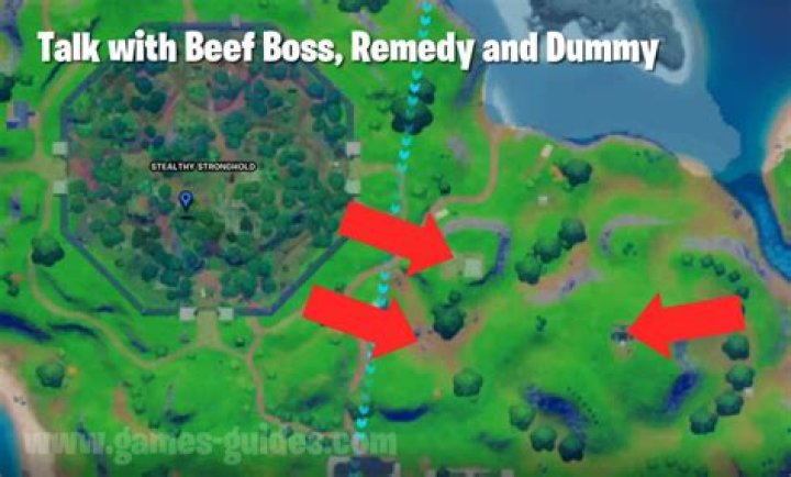 Where to find beef boss remedy and dummy in fortnite
