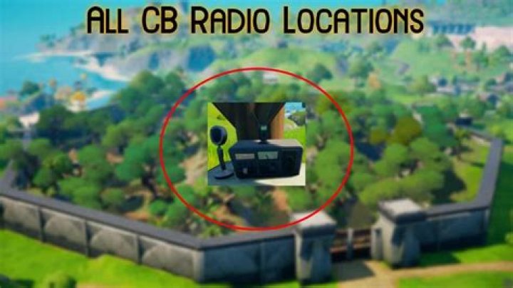 Where to find cb radio in fortnite