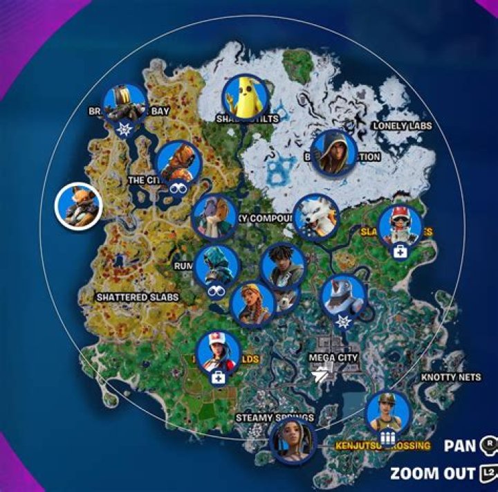 Where to find fortnite characters