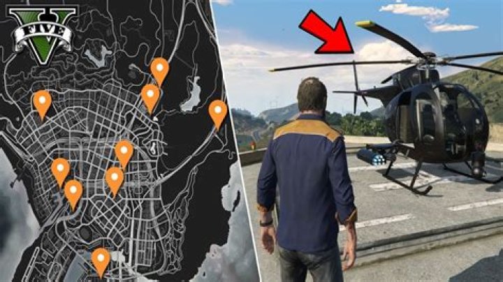 Where to find helicopters in gta 5