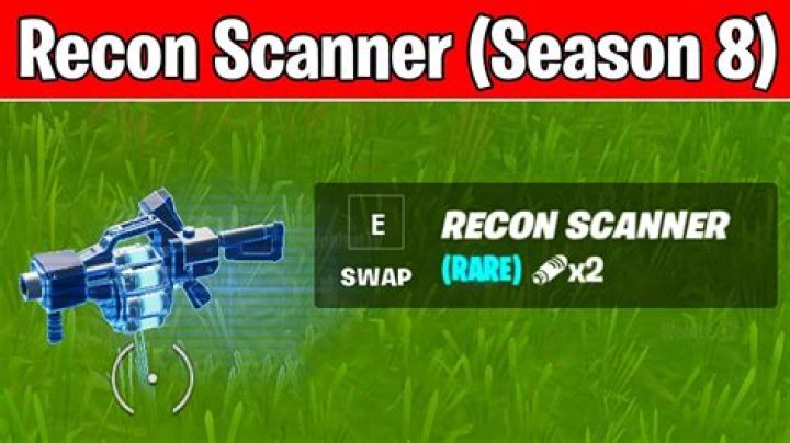 Where to find recon scanner fortnite season 8