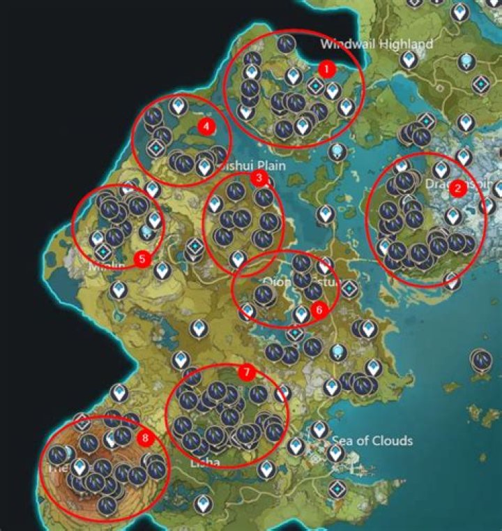 Where to find violet grass in genshin impact
