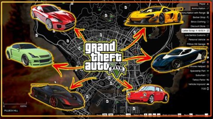 Where to store cars in gta 5