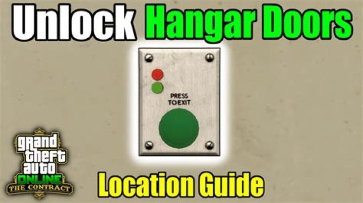 Where to unlock hangar doors gta