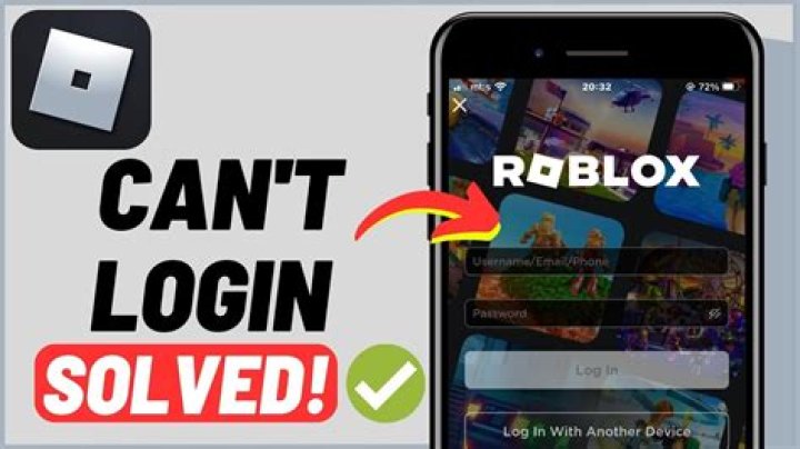 Why can’t i login to roblox