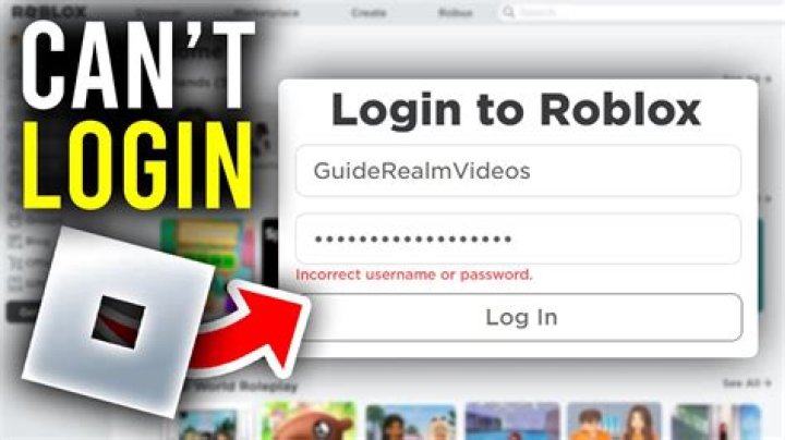 Why can’t i sign into roblox