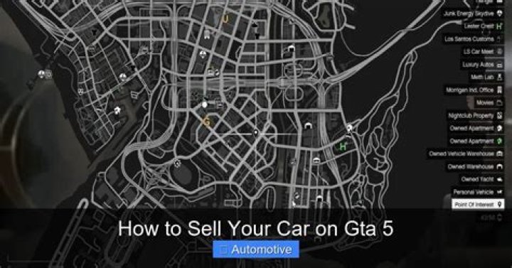 Why cant i sell my car in gta
