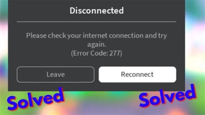 Why do i keep disconnecting from roblox
