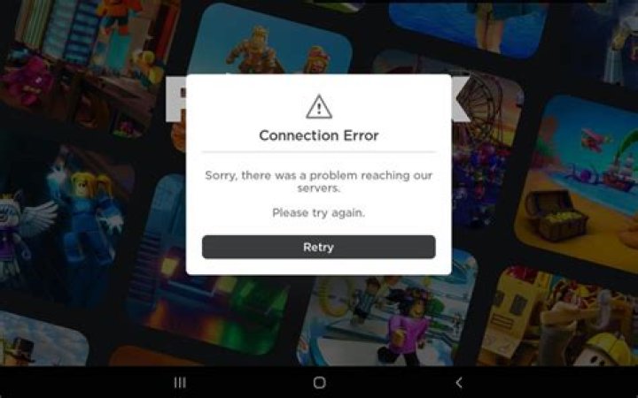 Why does my roblox say no network