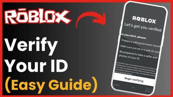 Why does roblox need my id
