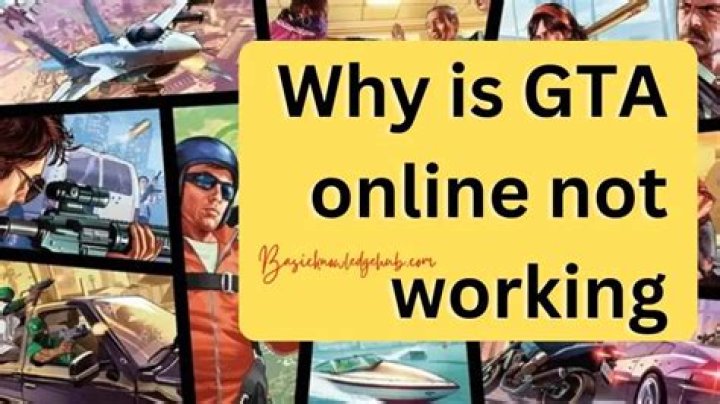 Why is gta online not working