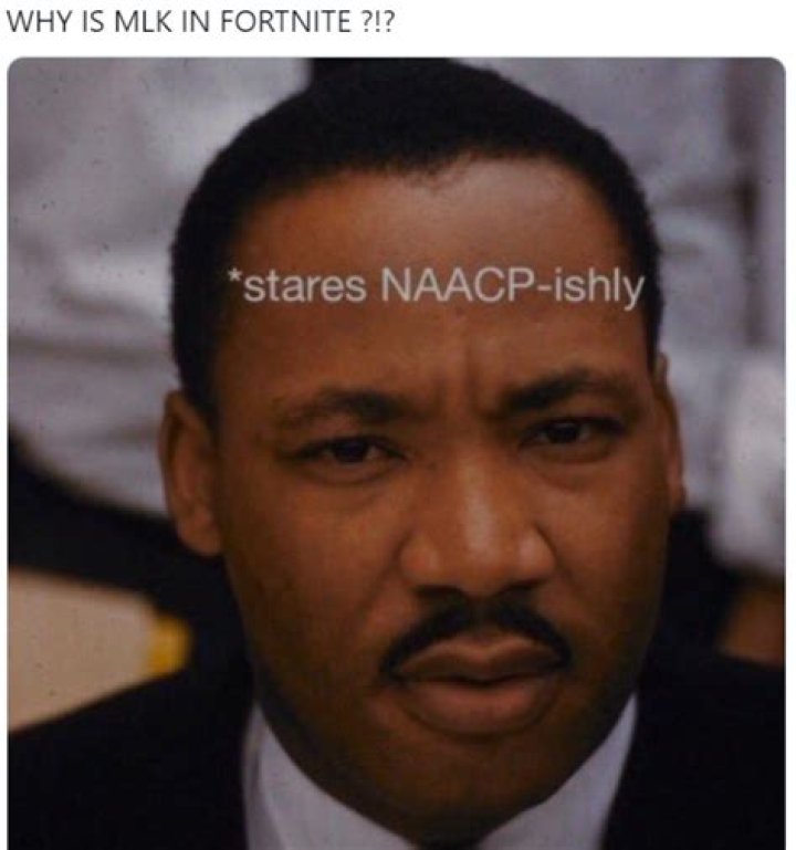 Why is mlk in fortnite