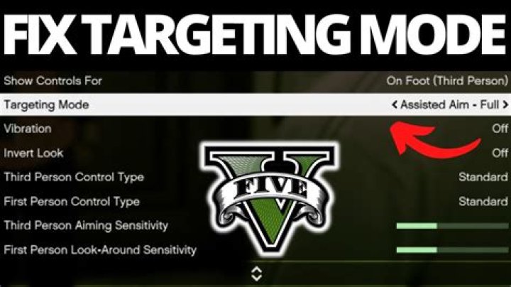 Why is my targeting mode locked on gta