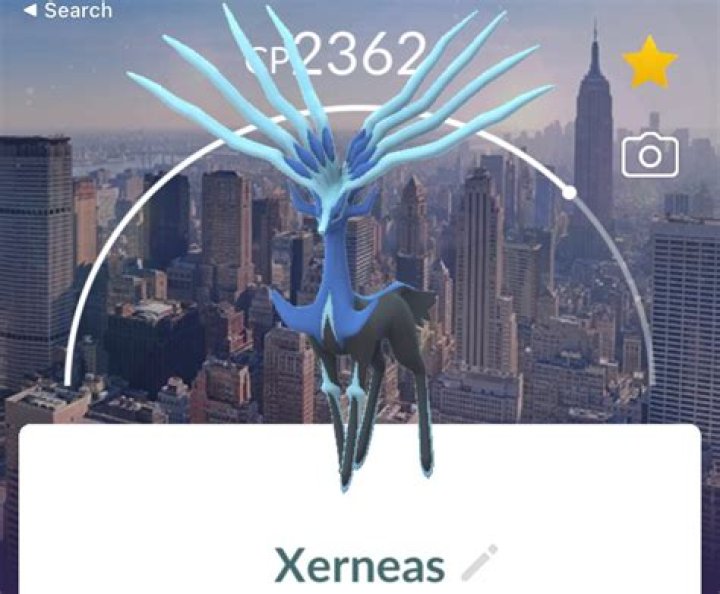 Why is my xerneas blue pokemon go