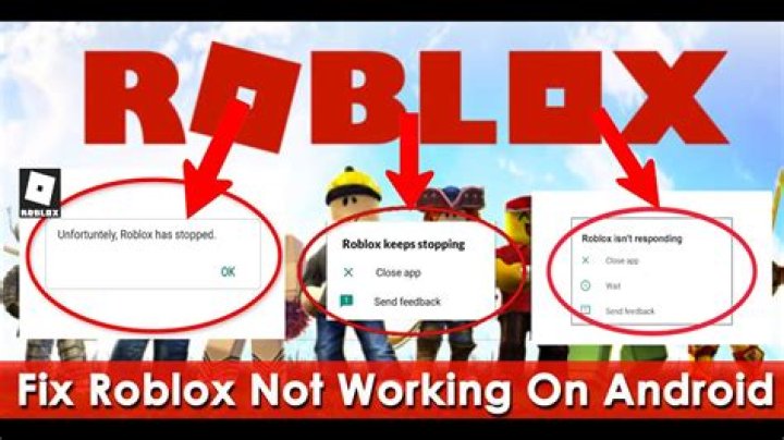 Why roblox not working