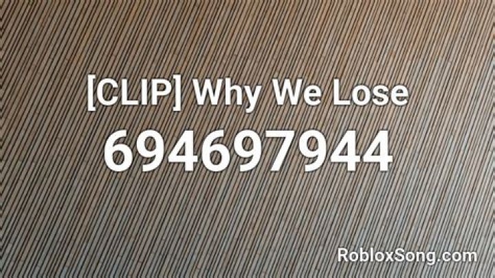 Why we lose roblox id